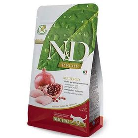 N&D Prime 1,5 kg Tahılsız Tavuk ve Narlı Kısırlaştırılmış Kedi Maması