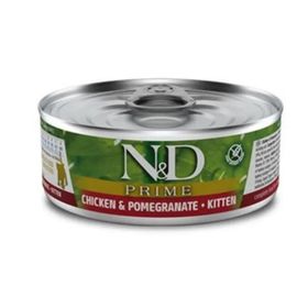 N&D Prime Kitten Tavuk Etli Narlı 2x80 gr Yavru Kedi Yaş Mama