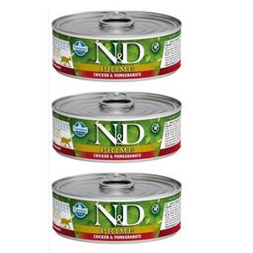 N&D Prime Kitten Tavuk Etli Narlı 3x80 gr Yavru Kedi Yaş Mama
