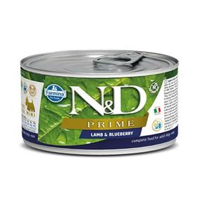 N&D Prime Kuzu Etli ve Yaban Mersinli 140 gr Konserve Köpek Maması