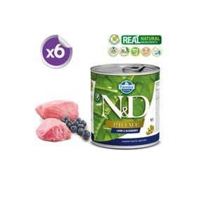 N&D Prime Kuzu Yaban Mersini 6x285 gr Köpek Konserve Maması