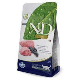 N&D Prime Tahılsız Kuzu Eti ve Yaban Mersinli 10 kg Yetişkin Kedi Maması