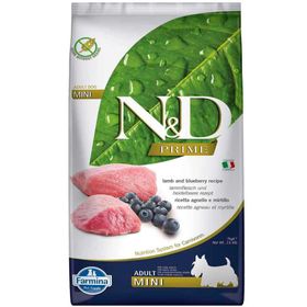 N&D Prime Tahılsız Kuzu Eti ve Yaban Mersinli Küçük Irk 7 kg Yetişkin Köpek Maması