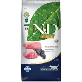 N&D Prime Tahılsız Kuzu Etli ve Yaban Mersini Yetişkin Kuru 1.5 kg Kedi Maması