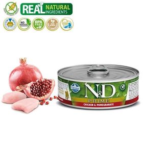 N&D Prime Tahılsız Tavuk Nar 80 gr Yavru Yaş Kedi Konservesi