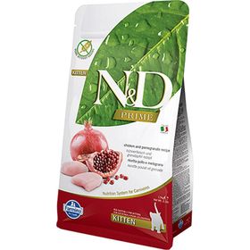 N&D Prime Tahılsız Tavuk ve Narlı 5 kg Yavru Kedi Maması