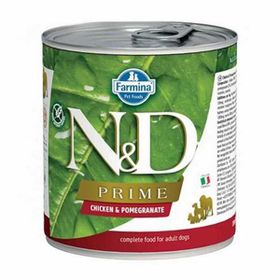 N&D Prime Tahılsız Tavuklu ve Narlı 285 gr Yetişkin Köpek Konservesi