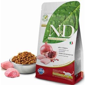 N&D Prime Tahılsız Tavuklu ve Narlı Kısırlaştırılmış 1.5 kg Yetişkin Kuru Kedi Maması