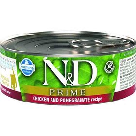 N&D Prime Tavuk Nar Yavru Kedi Konservesi 6x80 gr