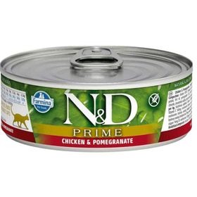 N&D Prime Tavuk Nar Yetişkin Kedi Konservesi 6x80 gr