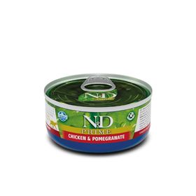 N&D Prime Tavuklu Kitten Tahılsız Yavru 6x80 gr Kedi Konservesi Yaş Mama
