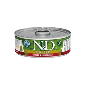 N&D Prime Tavuklu Narlı Yaş Konserve Yavru 80 gr Kedi Maması