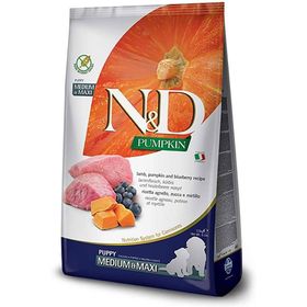 N&D Pumpkin 2.5 kg Tahılsız Bal Kabaklı Kuzu Etli Orta-Büyük Irk Yavru Köpek Maması