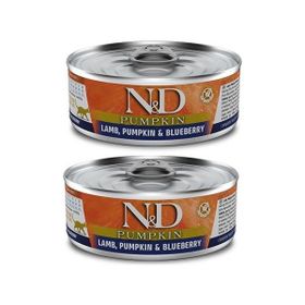 N&D Pumpkin 2x80 gr Balkabağı Kuzu Yaban Mersin Yetişkin Yaş Mama
