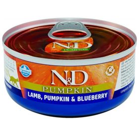 N&D Pumpkin 70 gr Kuzulu ve Balkabaklı Kedi Konservesi