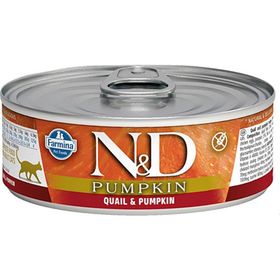 N&D Pumpkin 80 gr Bıldırcın-Balkabağı Yetişkin Kedi Konservesi