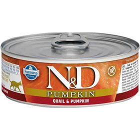 N&D Pumpkin 80 gr Kuzu-Bıldırcın 12 Adet Yetişkin Kedi Maması