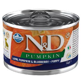 N&D Pumpkin Bal Kabaklı Kuzulu 140 gr Küçük Irk Yavru Köpek Konservesi