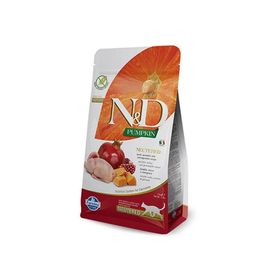 N&D Pumpkin Balkabaklı Bıldırcın ve Narlı Kısırlaştırılmış 1.5 kg Kedi Maması