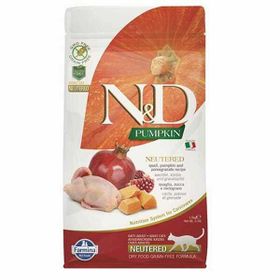 N&D Pumpkin Balkabaklı Bıldırcınlı Narlı 1,5 kg Kısırlaştırılmış Kedi Maması