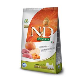N&D Pumpkin Balkabaklı Domuzlu Küçük Irk Yetişkin 7 kg Köpek Maması