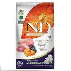 N&D Pumpkin Balkabaklı Kuzulu Yaban Mersinli Orta Ve Büyük Irk 12 kg Yavru Köpek Maması