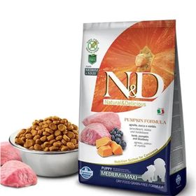 N&D Pumpkin Balkabaklı Puppy Kuzu Etli Tahılsız 12 kg Yavru Köpek Maması