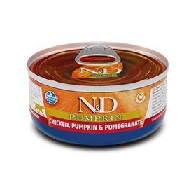 N&D Pumpkin Balkabaklı Tavuk Etli ve Narlı 70 gr Kedi Konservesi