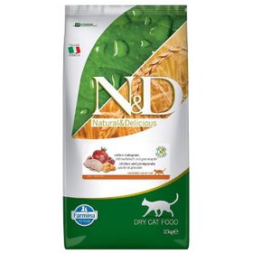 N&D Pumpkin Bıldırcınlı Balkabaklı ve Narlı 10 kg Kısırlaştırılmış Yetişkin Kedi Maması