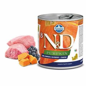 N&D Pumpkin Kuzulu Yaban Mersinli Starter 285 gr Yavru Köpek Konservesi