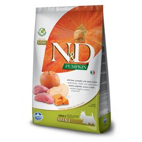 N&D Pumpkin Tahılsız Bal Kabaklı Yaban Domuzu Etli ve Elmalı Ufak Irk Yetişkin 7 kg Köpek Maması