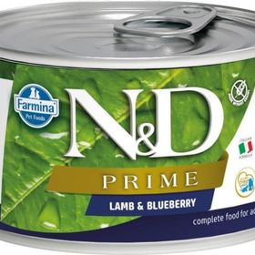 N&D Pumpkin Tahılsız Balkabağı Kuzu Yaban Mersini 140 gr Mini Yaş Köpek Konservesi