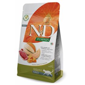 N&D Pumpkin Tahılsız Bıldırcın Eti Balkabağı ve Narlı 1.5 kg Yetişkin Kedi Maması