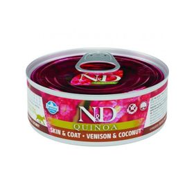 N&D Quınoa 80 gr Kedi Konserve Geyik&Hindistan Cevizli Kedi Konserve