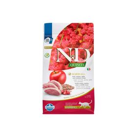 N&D Quinoa Hairball Ördekli Elmalı ve Kızılcıklı Tahılsız Yetişkin 1.5 kg Kedi Maması