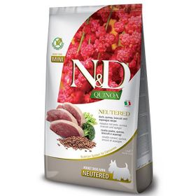 N&D Quinoa Mini Ördek ve Brokoli Yetişkin Kısırlaştırılmış 7 kg Köpek Maması