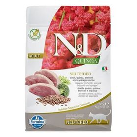 N&D Quinoa Ördekli ve Brokolili 300 gr Kısırlaştırılmış Kedi Maması