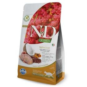 N&D Quinoa Skin Coat Bıldırcın Kinoa Tüy Sağlığı 1.5 kg Kedi Maması + Temizlik Mendili