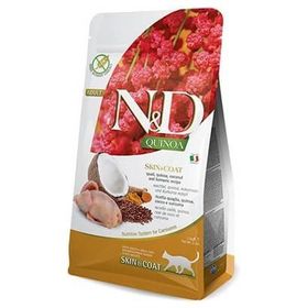 N&D Quinoa Skin Coat Deri Tüy Sağlığı Bıldırcınlı 1.5 kg Kedi Maması