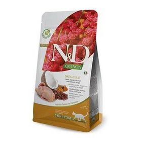 N&D Quinoa Skin Coat Tahılsız Tüy Bakım Bıldırcın Yetişkin 1,5 kg Kedi Maması