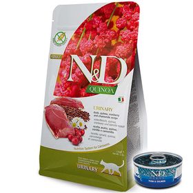 N&D Quinoa Urinary Ördek Kinoa İdrar Yolları Sağlığı 1.5 kg Kedi Maması