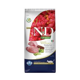 N&D Quinoa Weight Kilolu Kediler için Light Kuzu Etli 5 kg Yetişkin Kedi Maması