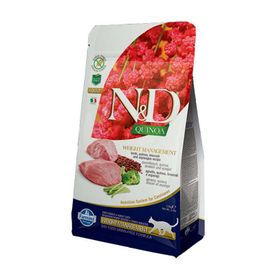 N&D Quinoa Weight Management 1.5 kg Kuzu Etli Kinoa Aromalı Light Kedi Maması