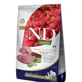 N&D Quinoa Weight Management Kilolu Köpekler için Kuzu Etli 7 kg Yetişkin Köpek Maması