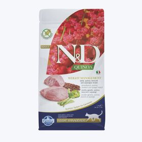 N&D Quinoa Weight Management Kuzulu Kinoalı Tahılsız 1.5 kg Yetişkin Kedi Maması