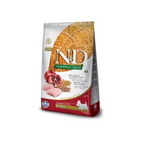 N&D Senior Mini Düşük Tahıllı Tavuk ve Narlı Küçük Irk Yaşlı 2500 gr Köpek Maması