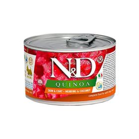 N&D Skin Coat 140 gr Ringa Balığı Cevizi Konserve Köpek Maması