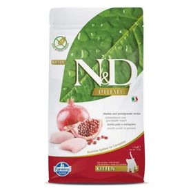 N&D Tahılsız 1.5 kg Tavuklu Narlı Yavru Kuru Kedi Maması