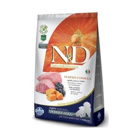 N&D Tahılsız Bal Kabaklı Kuzu Etli ve Yaban Mersinli 12 kg Orta ve Büyük Irk Yavru Köpek Maması