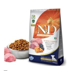 N&D Tahılsız Bal Kabaklı Kuzu Etli ve Yaban Mersinli 12 kg Orta ve Büyük Irk Yavru Köpek Maması